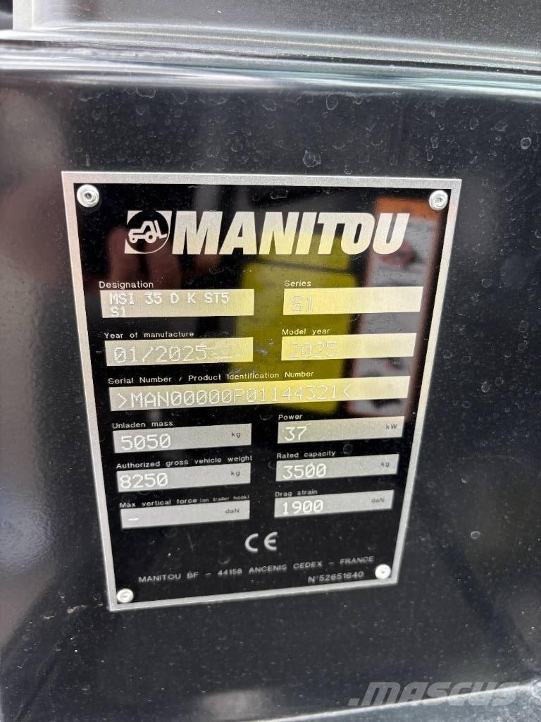 Manitou MSI 35 Terénní vysokozdvižné vozíky