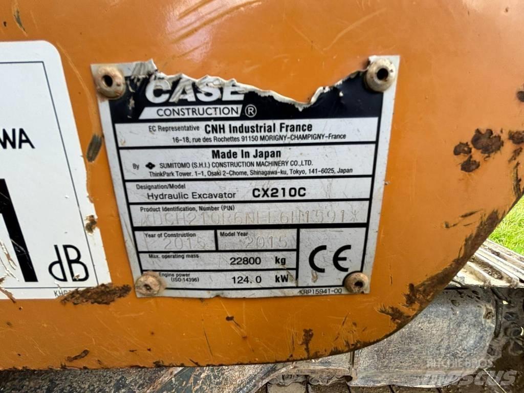 CASE CX 210 C Pásová rýpadla