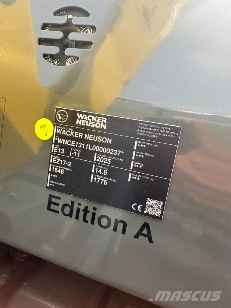 Wacker Neuson EZ 17 Mini rýpadla < 7t