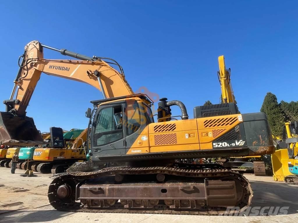 Hyundai Robex 520 VS Pásová rýpadla