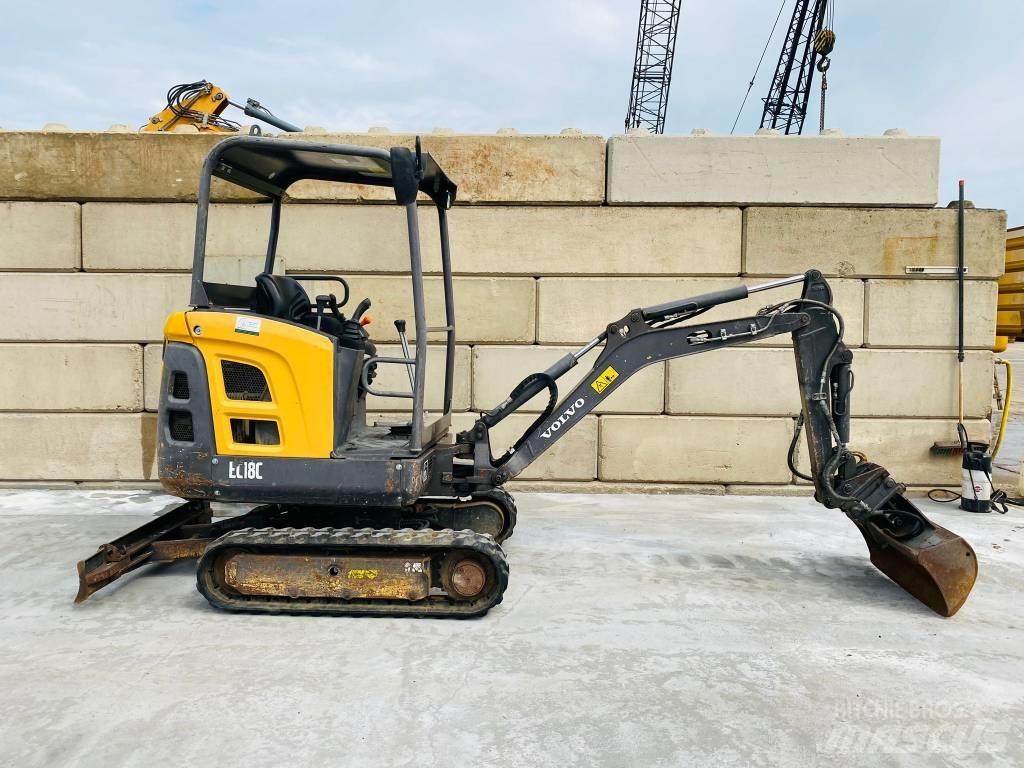Volvo EC 18 C Mini rýpadla < 7t