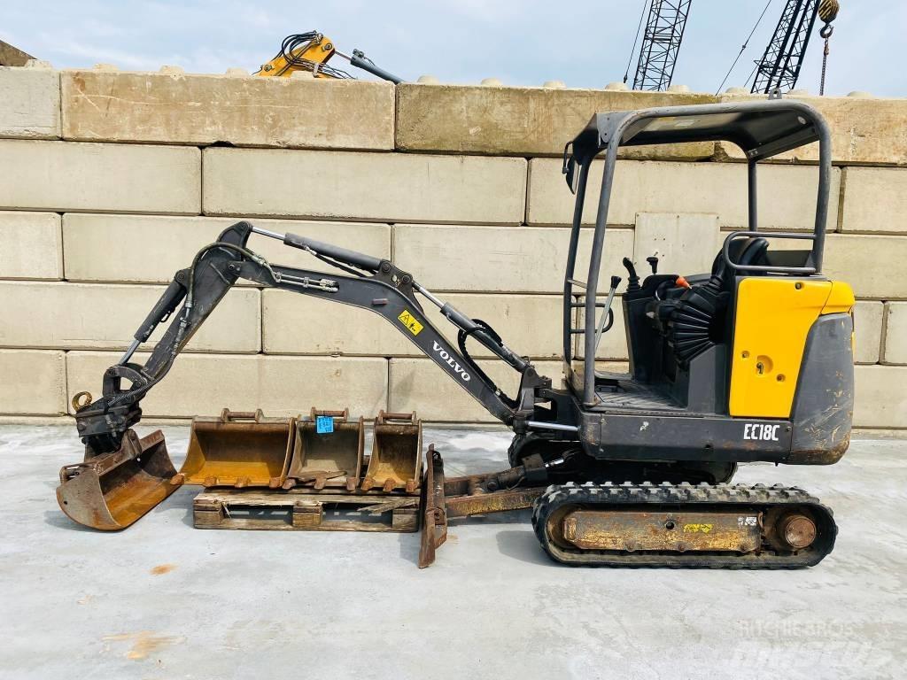 Volvo EC 18 C Mini rýpadla < 7t