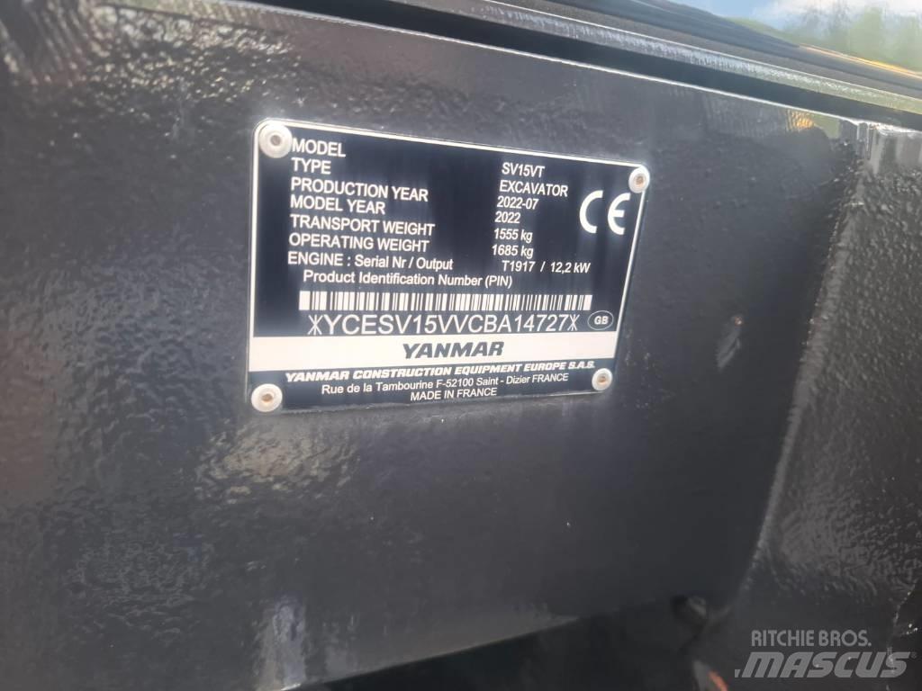 Yanmar SV 15 VT Mini rýpadla < 7t