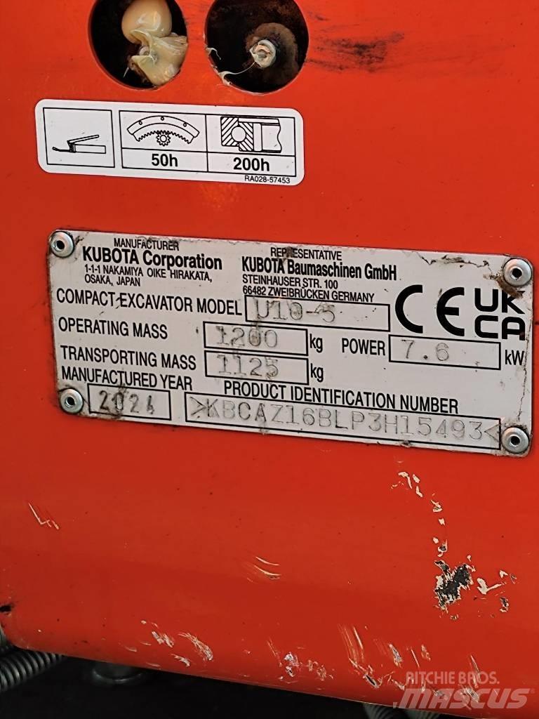 Kubota U 10 Mini rýpadla < 7t