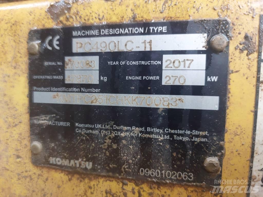Komatsu PC490LC-11 Pásová rýpadla