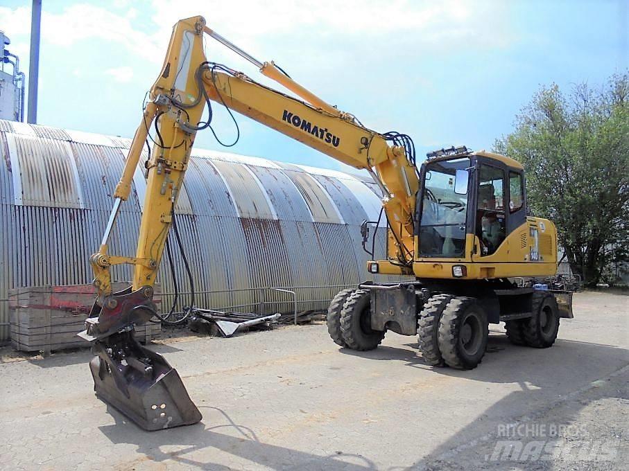 Komatsu PW 140-7 Kolová rýpadla