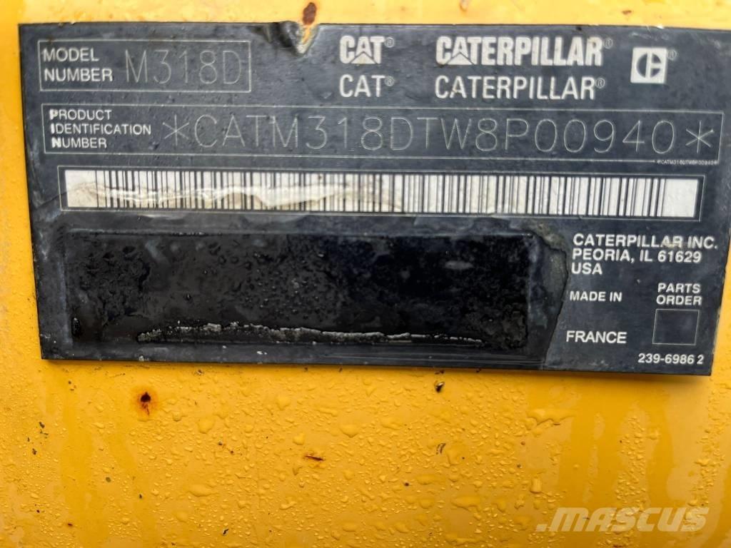 CAT M 318 D Kolová rýpadla