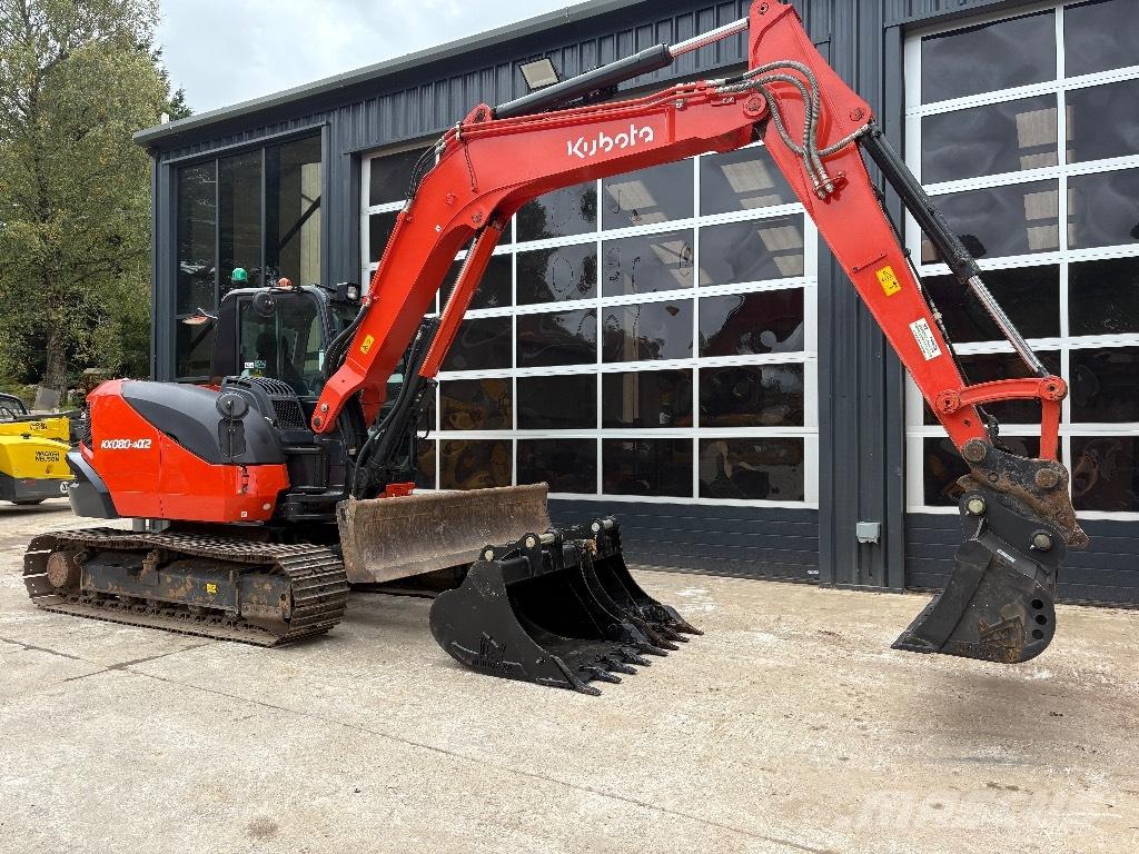 Kubota KX 080 Midi rýpadla 7t - 12t
