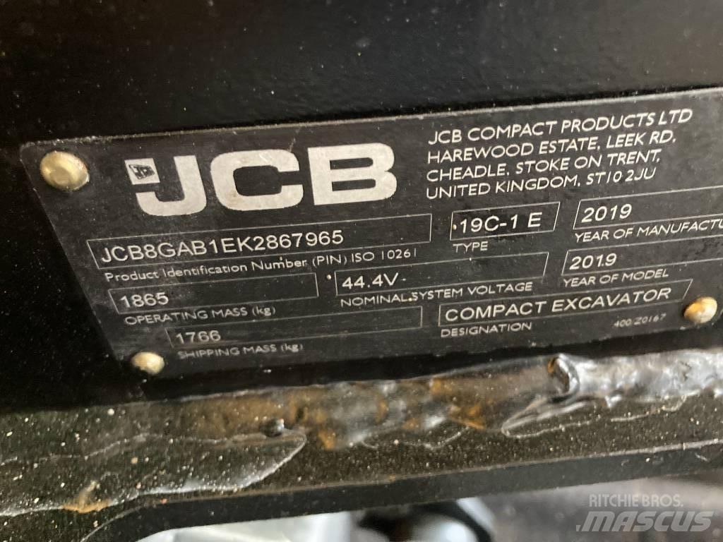 JCB 19 C-IE Mini rýpadla < 7t