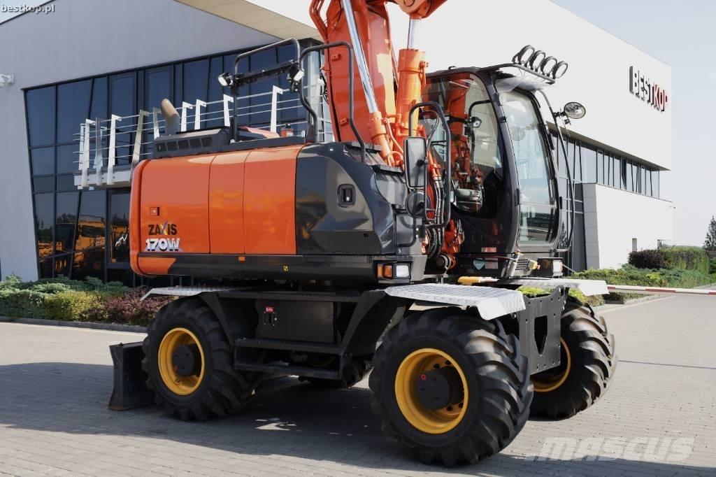 Hitachi ZX 170 W-6 Kolová rýpadla