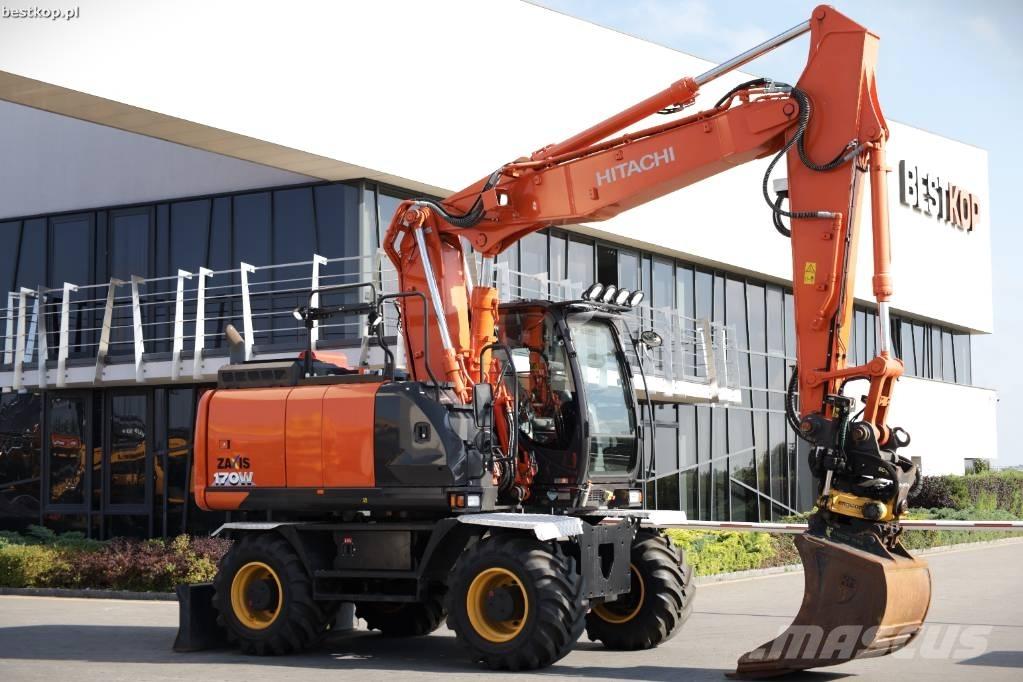 Hitachi ZX 170 W-6 Kolová rýpadla