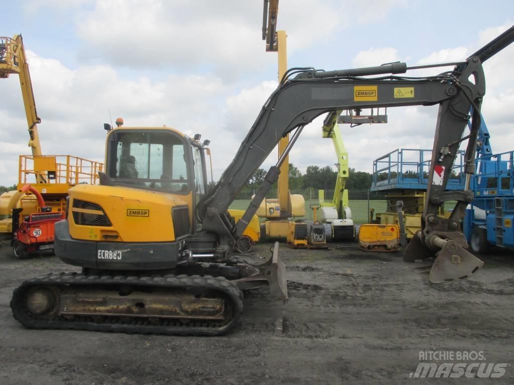 Volvo ECR 88 D Midi rýpadla 7t - 12t
