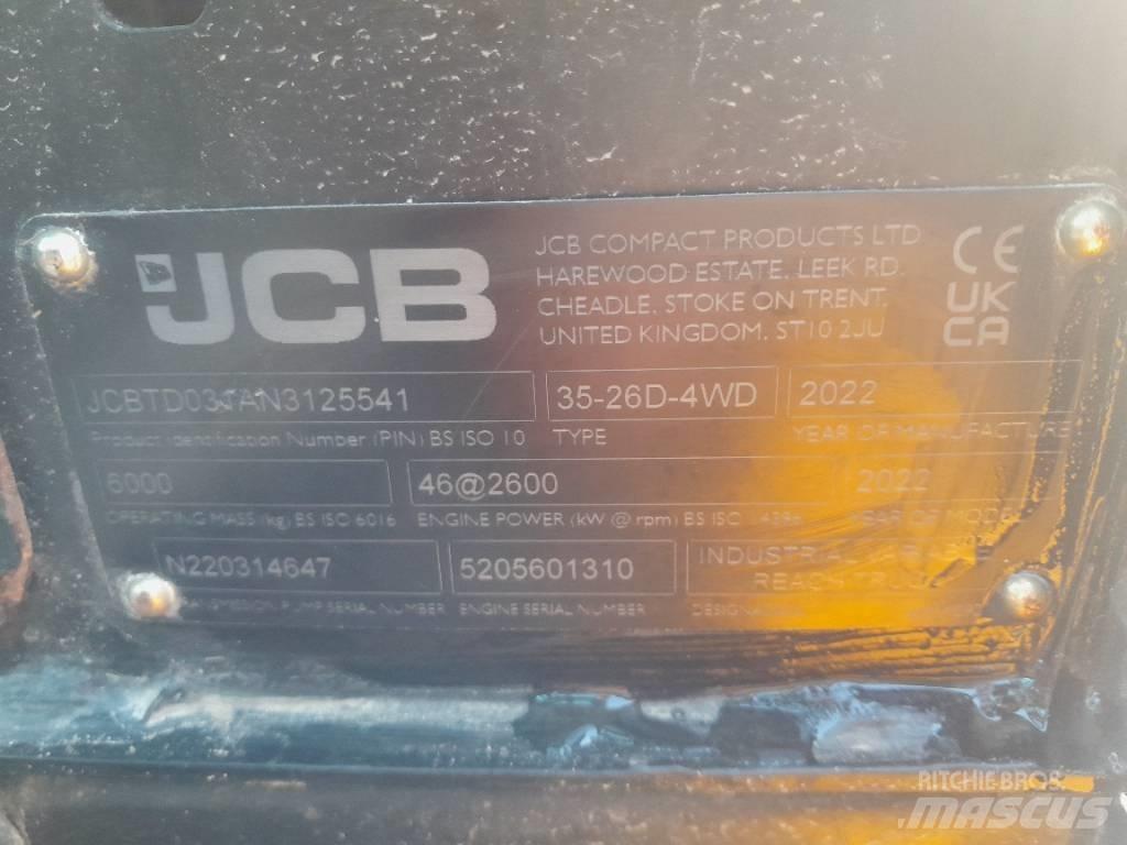 JCB 35-26D 4WD Dieselové vozíky