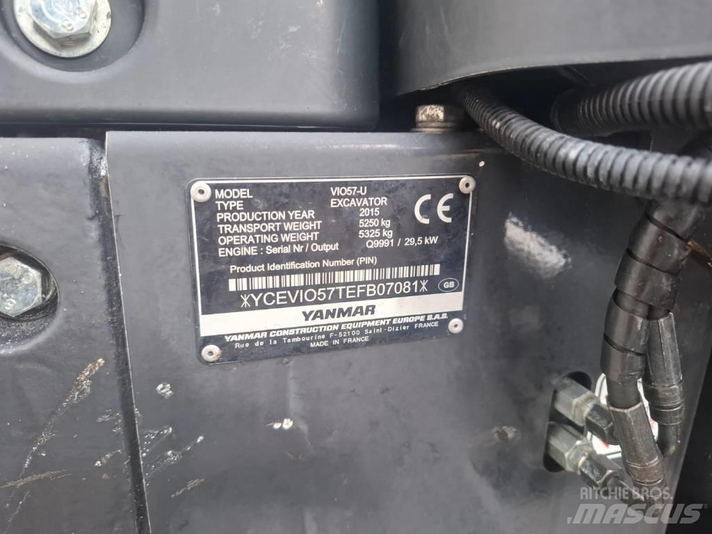 Yanmar Vio 57-U Mini rýpadla < 7t