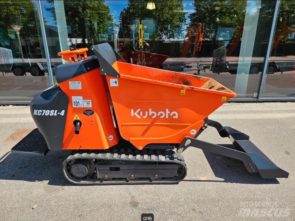 Kubota KC 70 Vyklápěcí dempry