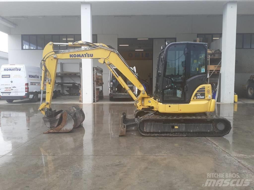 Komatsu PC 55 MR-5 Pásová rýpadla