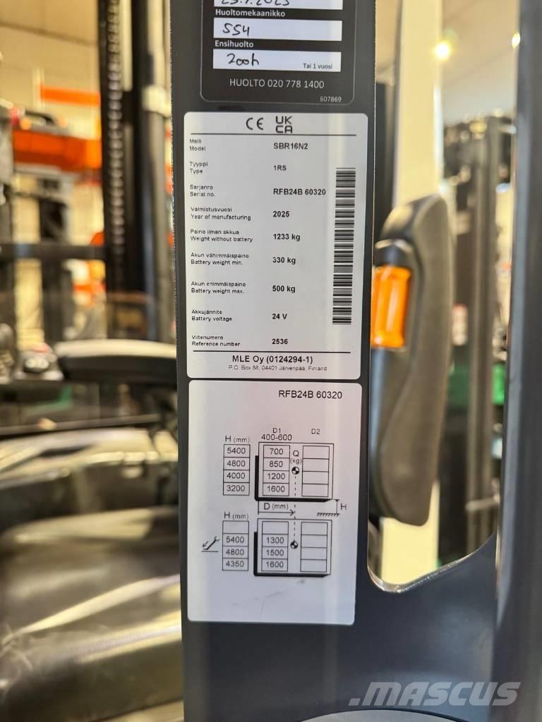 Mitsubishi SBR16N2 Samohybné vozíky