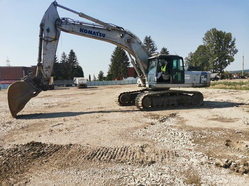Komatsu PC 350 Pásová rýpadla