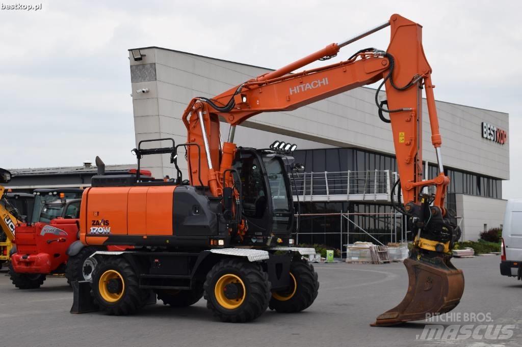 Hitachi ZX170 W-6 Kolová rýpadla