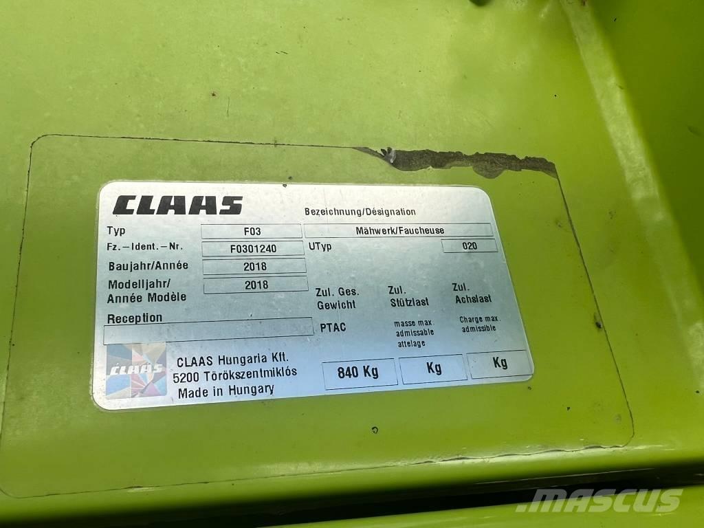 CLAAS Corto 310 FN Žací stroje