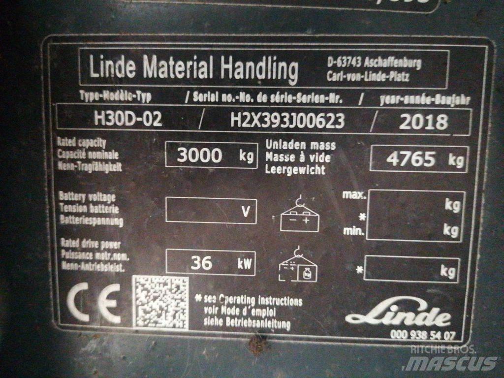 Linde H30D-02 Dieselové vozíky
