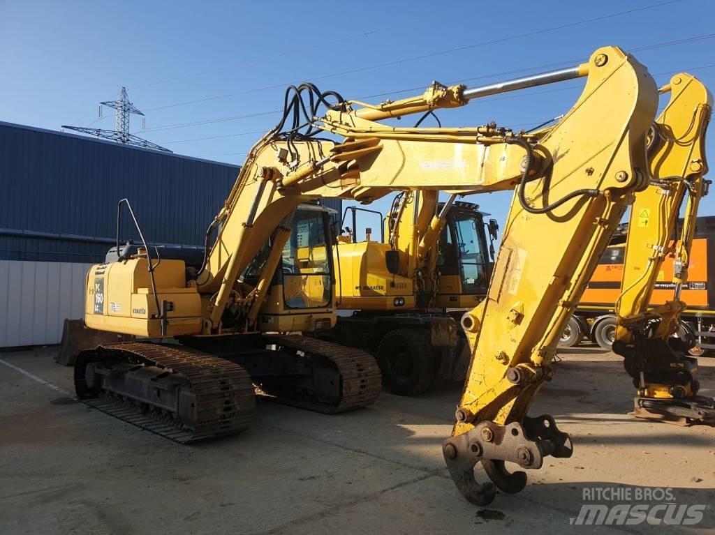 Komatsu PC160LC-7 Pásová rýpadla