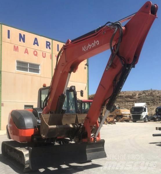 Kubota KX 080-4 Midi rýpadla 7t - 12t