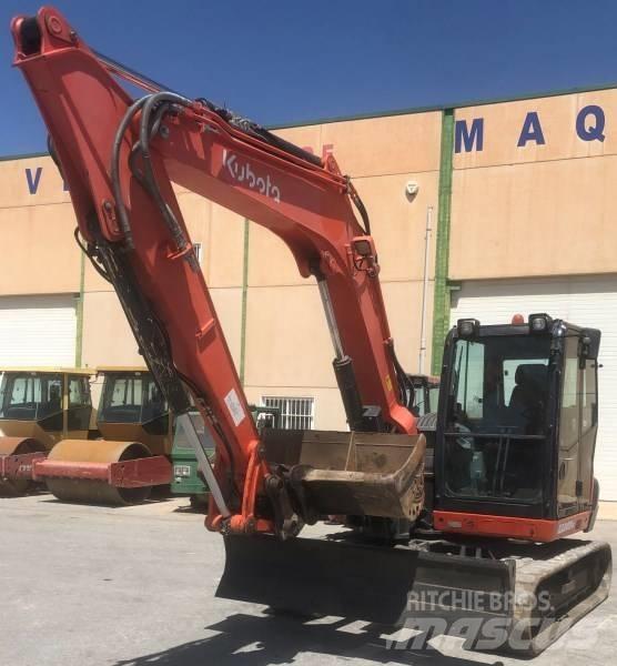 Kubota KX 080-4 Midi rýpadla 7t - 12t