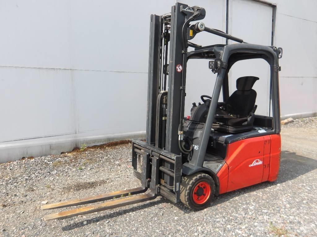 Linde E 16 Akumulátorové vozíky