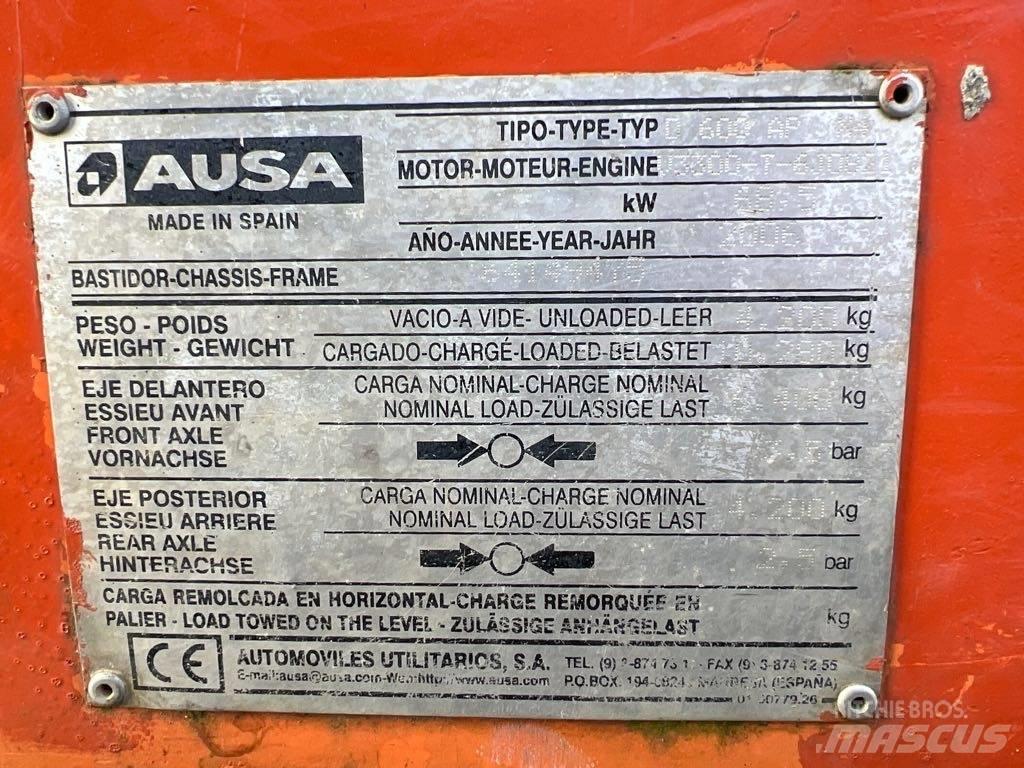 Ausa D600 AP Vyklápěcí dempry