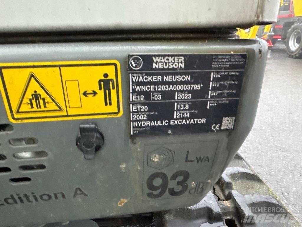 Wacker Neuson ET20 Pásová rýpadla