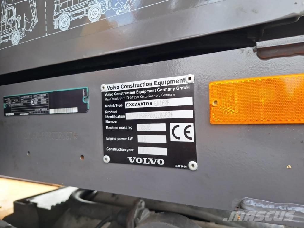 Volvo EW 160 E Kolová rýpadla