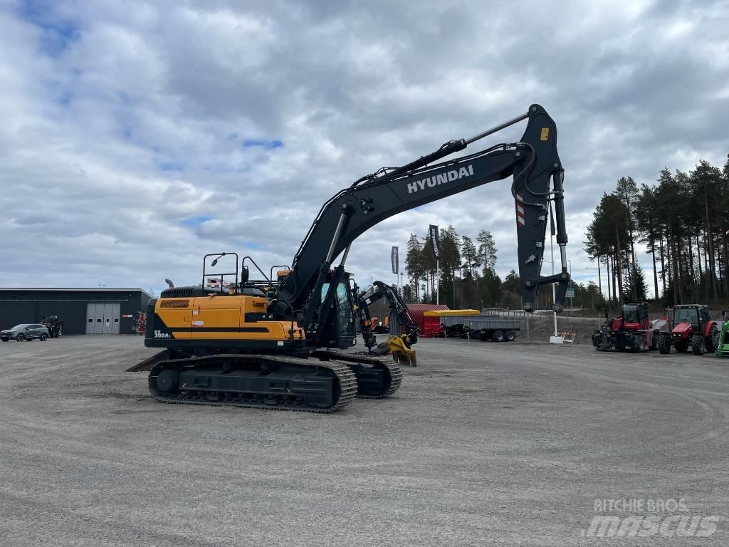 Hyundai HX 300 AL Pásová rýpadla