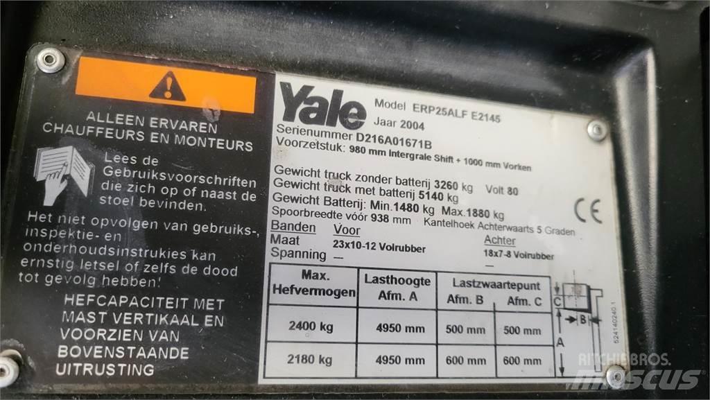 Yale ERP25ALF Akumulátorové vozíky