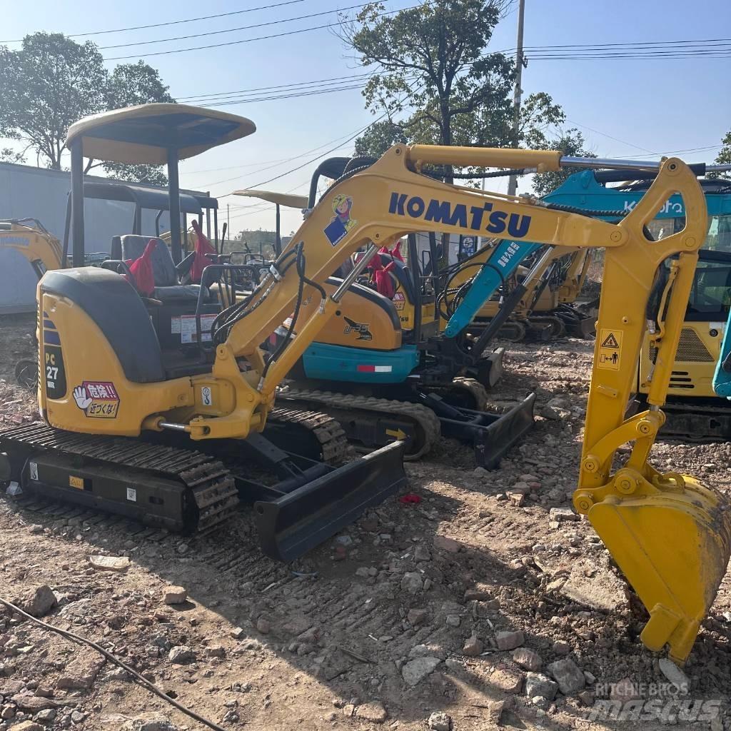Komatsu PC 27 Pásová rýpadla