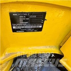 Komatsu PC 27 Pásová rýpadla