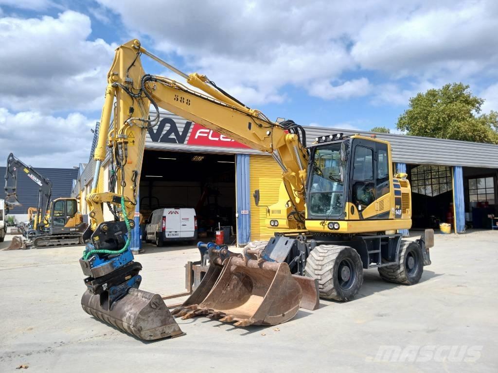 Komatsu PW 148-11 Kolová rýpadla