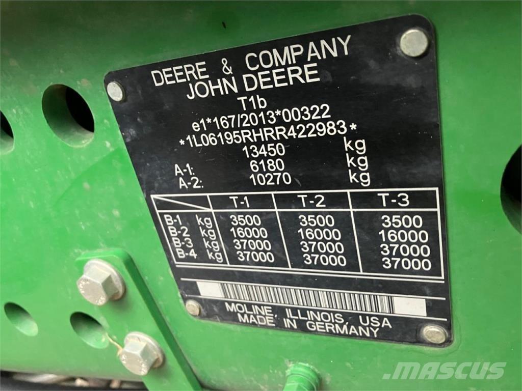 John Deere 6R 195 Traktory