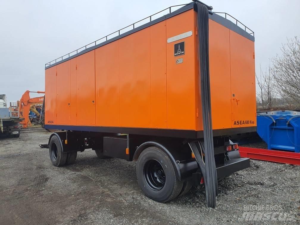  elverk 680kva Naftové generátory