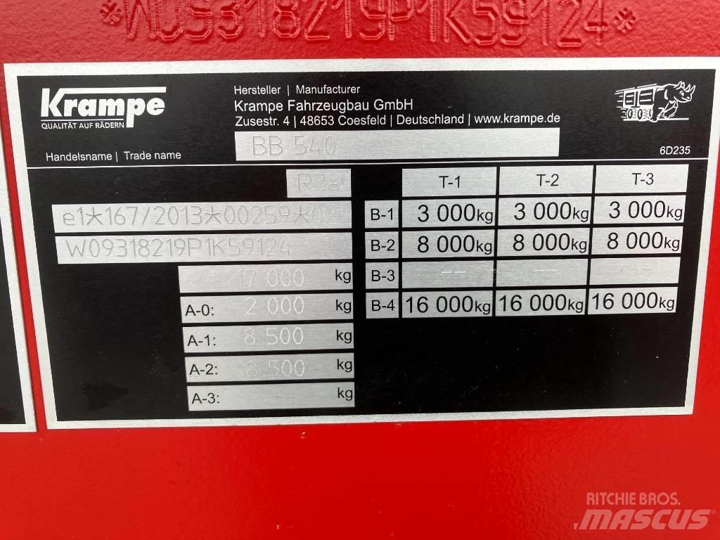 Krampe BB540 Sklápěcí přívěs