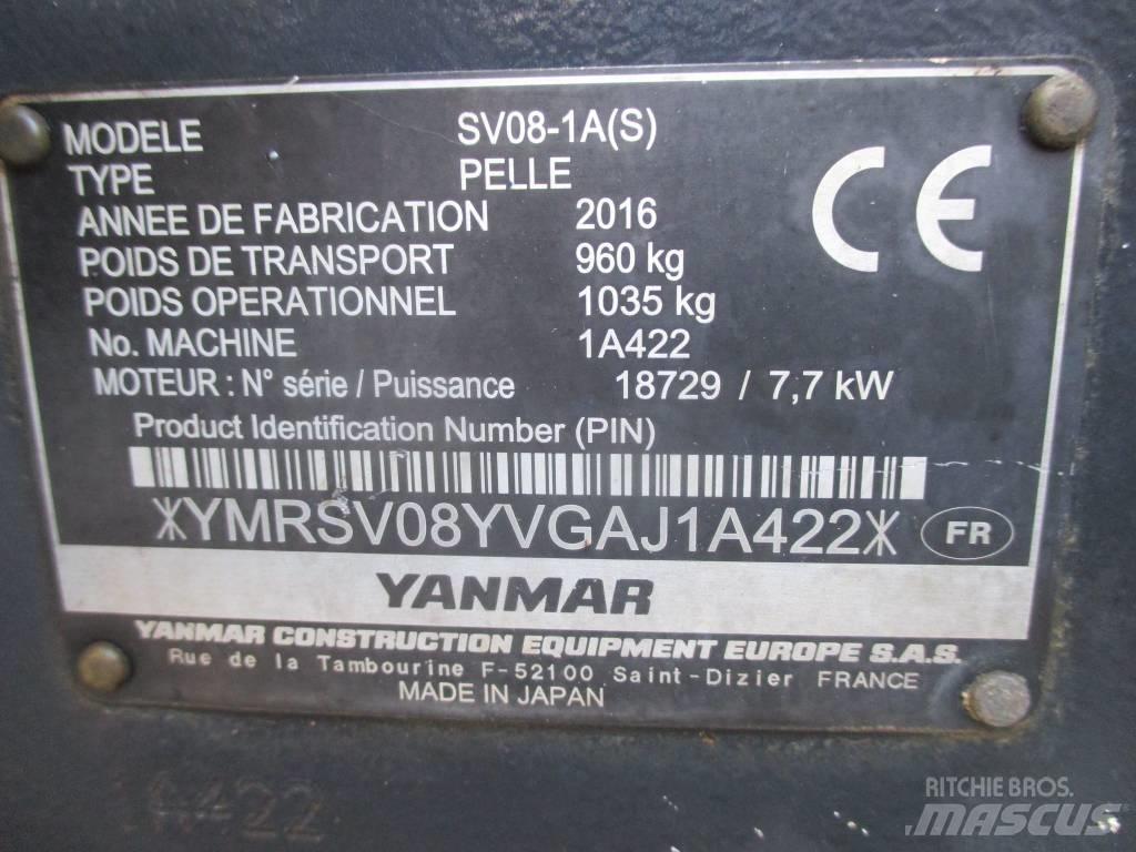 Yanmar SV 08-1 A Mini rýpadla < 7t