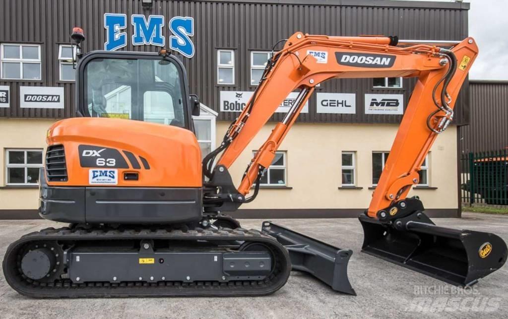 Doosan DX 63-3 Mini rýpadla < 7t