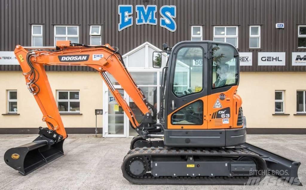 Doosan DX 63-3 Mini rýpadla < 7t