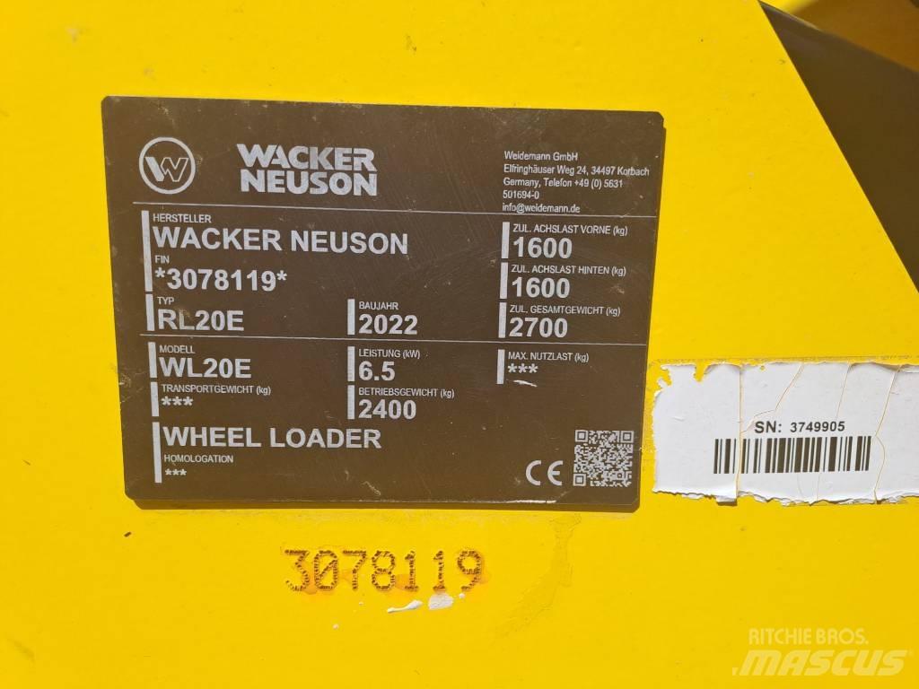 Wacker Neuson WL20e Kolové nakladače