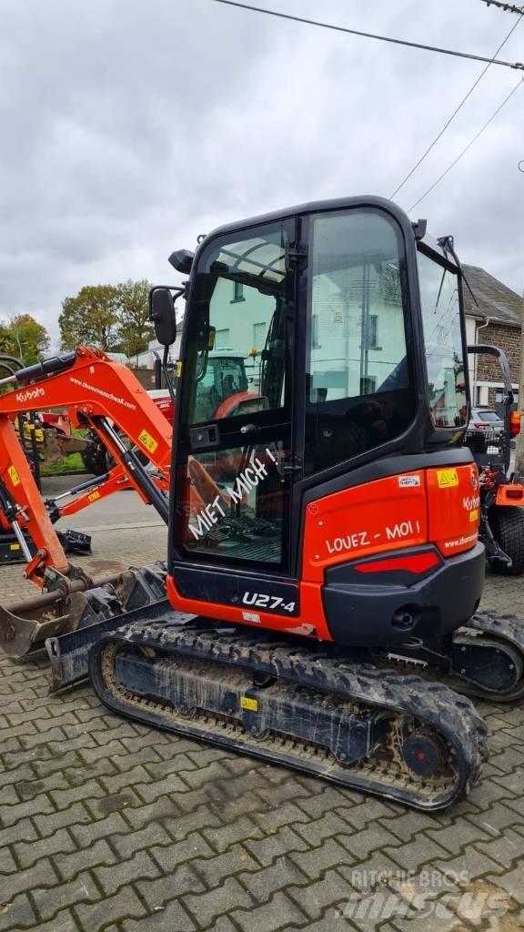 Kubota U 27-4 Mini rýpadla < 7t