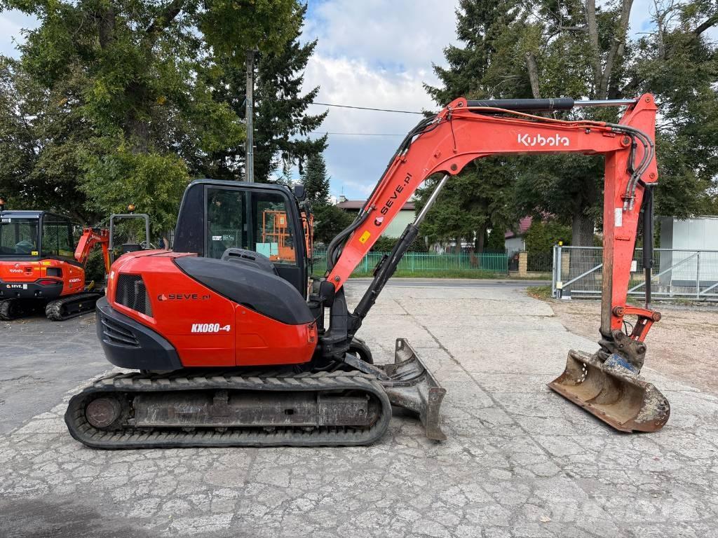 Kubota KX 080-4 Midi rýpadla 7t - 12t