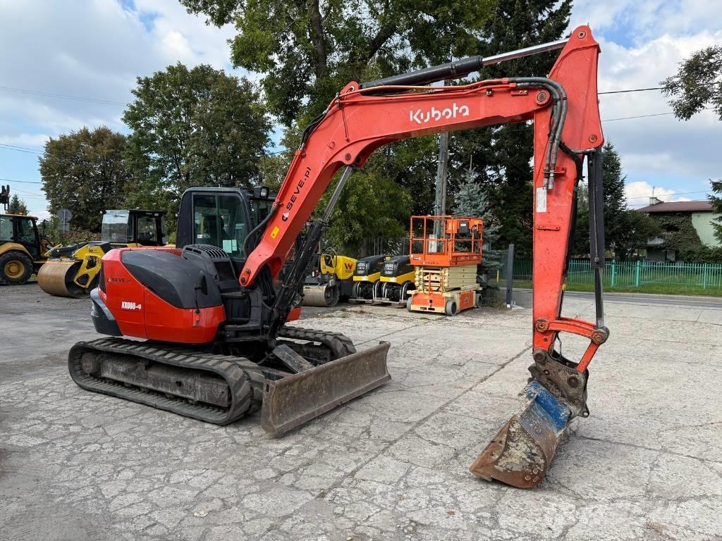 Kubota KX 080-4 Midi rýpadla 7t - 12t