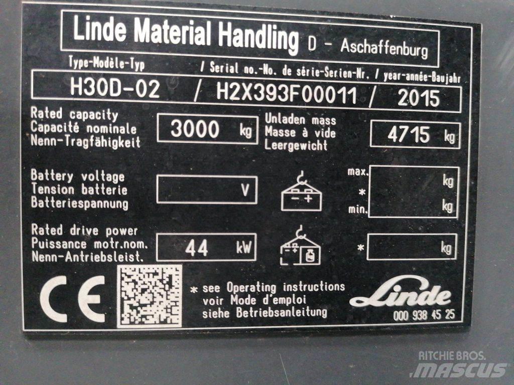 Linde H30D-02 Dieselové vozíky