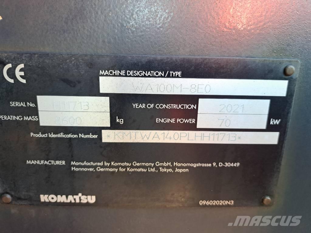 Komatsu WA 100 M-8 Kolové nakladače