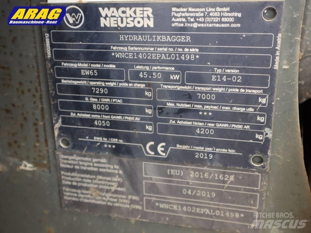 Wacker Neuson EW 65 Kolová rýpadla